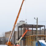 CP Ward Crane jobsite